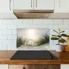 Zand - Gras - Zon keuken achterwand spatscherm klein -sfeer2