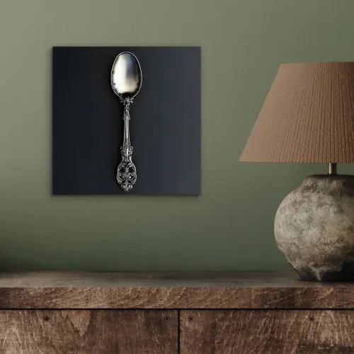 Lepel - Zilver - Metaal aluminium wit klein -sfeer2