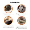 Stilleven met Kaas en Fruit Inductie beschermer vinyl 3mm klein -zzzzzzz-td-werking