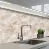 Marmer - Patroon - Klassiek keuken achterwand 2 middel 871 -3d_schuin