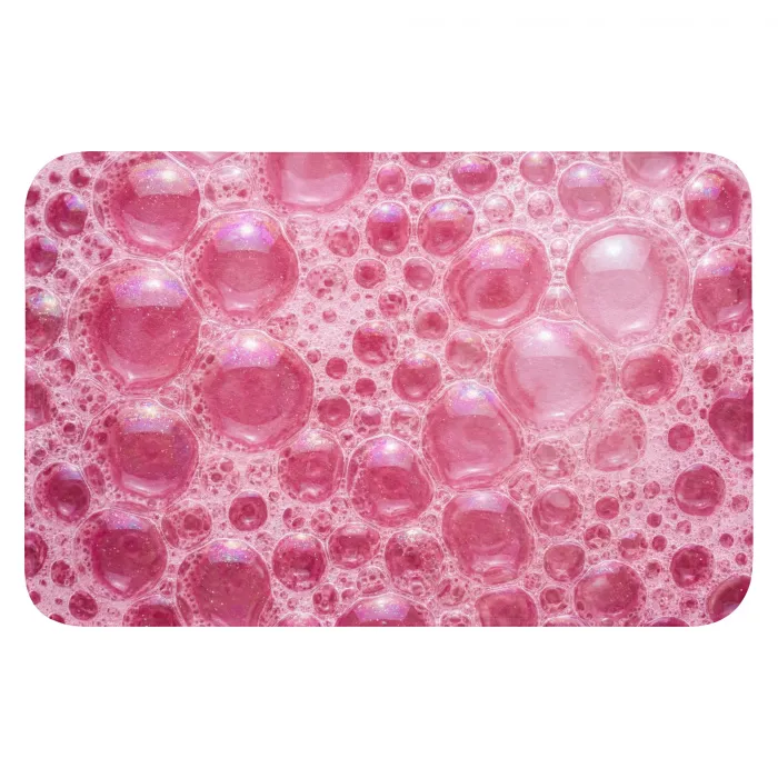 Roze - Schuim - Bubbels WCmat klein -3d