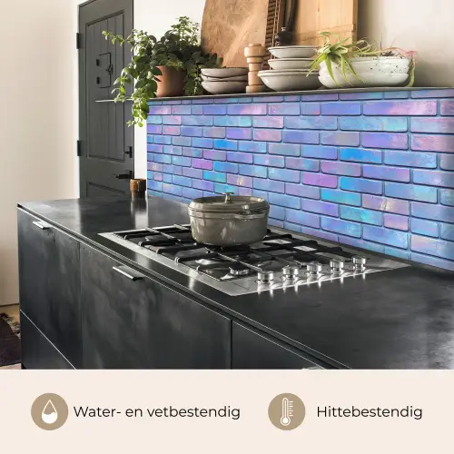 Paars - Blauwe - Muur keuken achterwand 2 middel 871 -usp_NL
