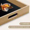 Bloem - Orchidee - Oranje Dienblad Rechthoek middel -USP_HandgreepNL