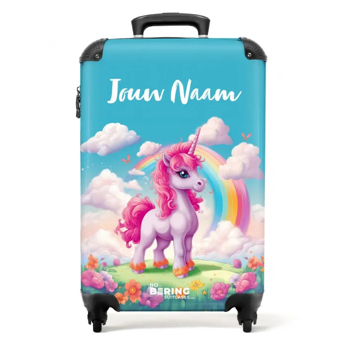 Rosie Regenboog NBS - Handbagage koffer - Kinderen Unisex middel -productfoto_recht