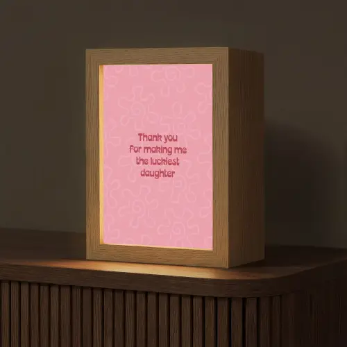 Tekst - Rood - Moederdag Light Box met kabel (Tafellamp) klein -z3d_website