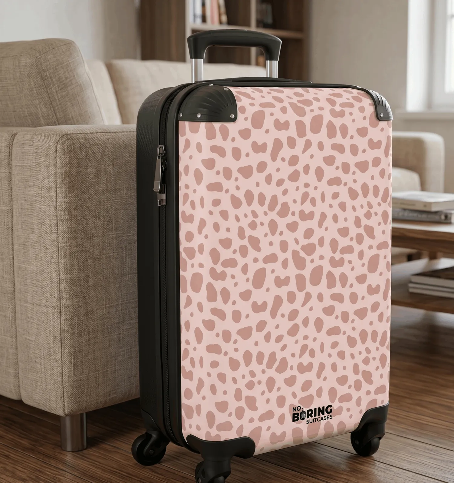 pink suitcase