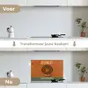 Donut - Spikkels - Kleurrijk - Quote keuken achterwand spatscherm klein -voor_na_NL