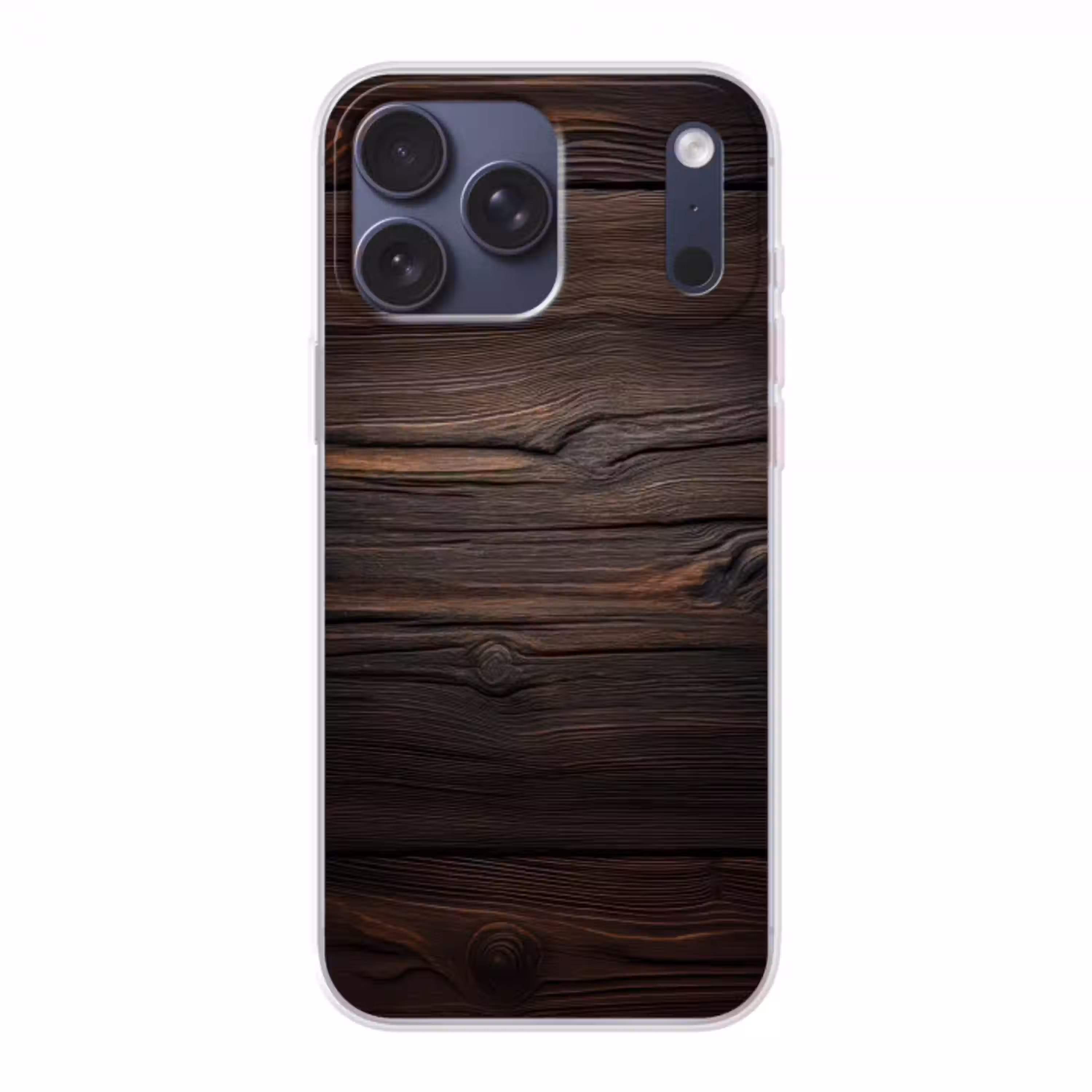 Hout - Grillige nerven Telefoonhoesje iPhone 17 Pro Max klein -3d