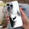 Boot - Rivier - Bamboe - Wit Hoesje iPhone 16 Pro Max met koord klein -sfeer3