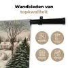 Kerstsfeer - Landelijk - Rood Wandkleed katoen klein -sfeer2