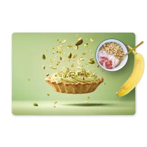 Pistache - Taart - Noten - Eten Placemat vinyl groot -zzzproduct_Kitchenyeah-website