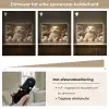Konijn - Paaseieren - Stilleven Light Box met batterij (Wandlamp) middel -USP_dimbaarNL