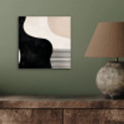 Abstract - Japandi - Beige - Modern aluminium wit klein -sfeer2