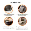 Het melkmeisje - Kunst - Oude meesters - Vermeer Inductie beschermer vinyl 3mm klein -zzzzzzz-td-werking