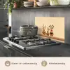 Vazen - Bloemen - Bladeren - Minimalistisch keuken achterwand spatscherm klein -usp_NL