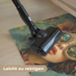 Vrouw - Bloemen - Vlinders - Natuur - Vintage Deurmat klein -reinigen_DE
