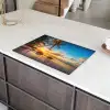 Zee - Strand - Zonsondergnag Inductie beschermer vinyl 3mm klein -sfeer8