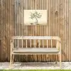 Vaas - Keramiek - Olijftakken Tuinposter op houten frame 2 cm dik klein -sfeer4