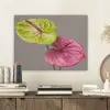 Planten - Anthurium - Groen - Roze PET vilt klein -sfeer1