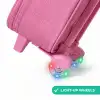 Hartjespatroon met roze kleuren Kinderkoffer - Roze klein -wiel_EN