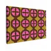 Modern - Patroon - Roze Tuinposter op houten frame 2 cm dik klein 845 -3d