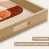 Illustratie - Abstract - Vormen - Rood Dienblad Rechthoek middel -USP_HandgreepNL