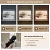 Penseelstreken - Abstract landschap - Rust Light Box met batterij (Wandlamp) middel -USP_lichtkleurNL