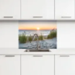 Zon - Natuur - Strand keuken achterwand 2 middel -3d