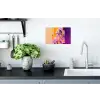 Abstract - Portret - Vrouw - Kleurrijk Muursticker klein -keuken