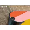 Driehoeken - Kleurrijk - Abstract Placemat vinyl groot -closeup