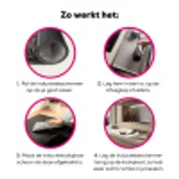 Zwanen - Hartvorm - Dieren Inductie beschermer vinyl 3mm klein -wsfeer9_website