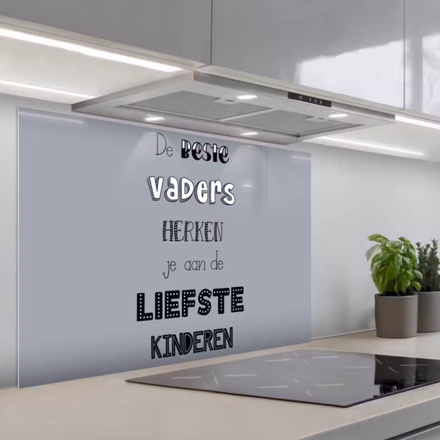 Spatscherm keuken - Vaderdag geschenk - Vader - Spreuken - De beste vaders - Quote