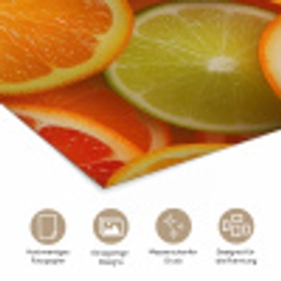 Fruit - Kleurrijk - Close up poster papier klein -tcloseup_DE
