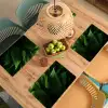 Bladeren - Schaduw - Groen - Textuur Placemat vinyl groot -zzsfeer5_Kitchenyeah-website