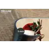 Kerst - Hert - Gewei - Rood Placemat vinyl groot -closeup