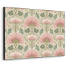 Klassiek - Patroon - Roze Textielframe zwart klein 947 -3d