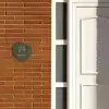 Donkergroen - Klassiek Naambord Organisch middel -sfeer3