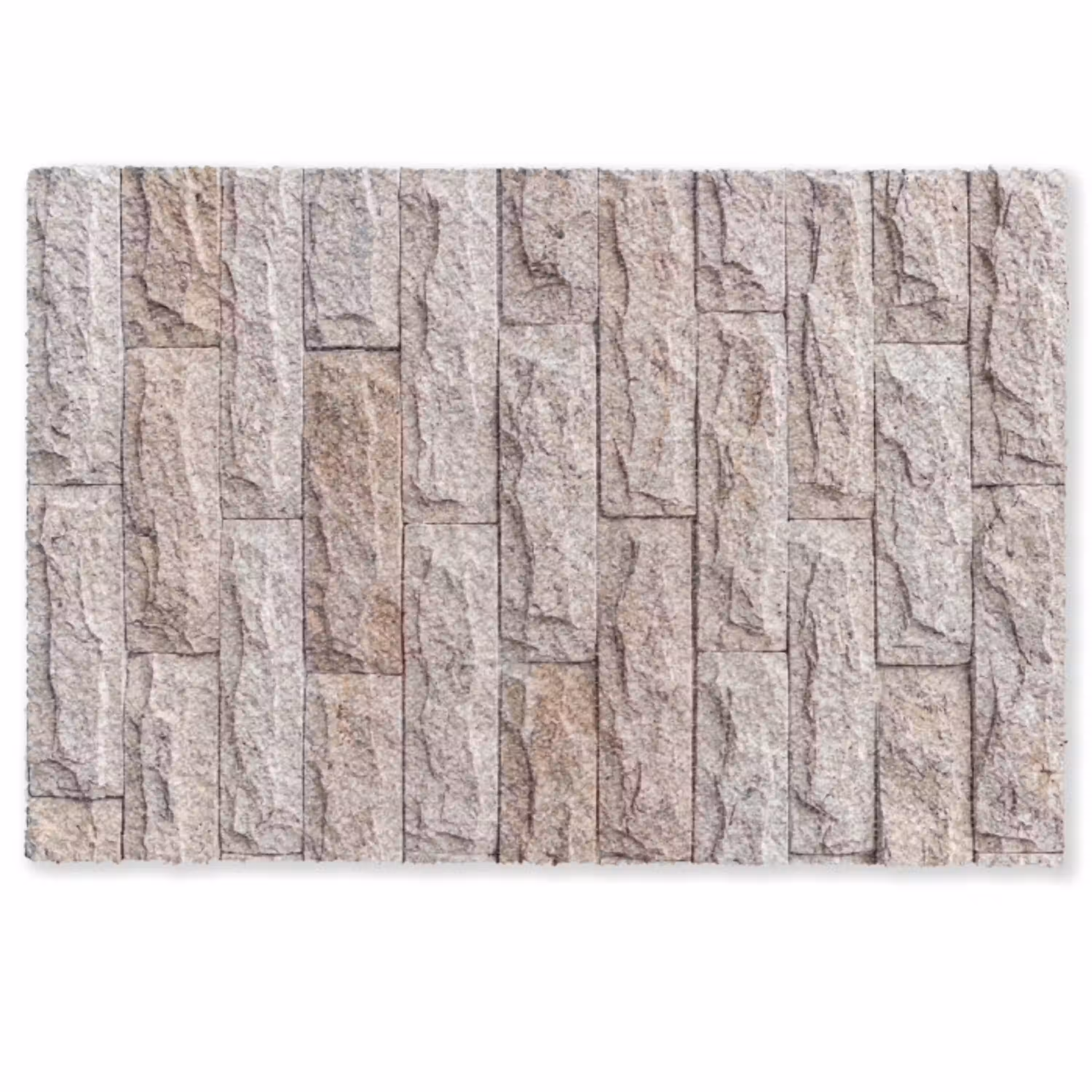 Muur - Steen - Ruw - Beige - Textuur Deurmat klein -zkaufland3d