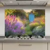 Tuinhuisje - Blauw - Bloemen keuken achterwand spatscherm klein -3d_website