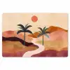 Heuvels - Palmbomen - Abstract Placemat vinyl groot -zzsfeer1_Kitchenyeah-website