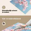 Takken - Bloesems - Roze Inductie beschemer met haakjes middel -ky-schoon-nl