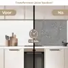Beton - Patronen - Steen keuken achterwand 2 middel 871 -voor-na2_NL