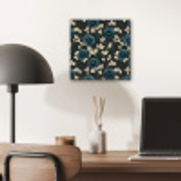 Botanisch - Bloemen - Blauw aluminium wit klein 46 -sfeer5