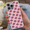 Disco - Bal - Patroon - Roze Hoesje iPhone 16 Pro Max met koord klein 804 -sfeer3