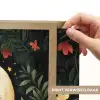 Maan - Quote - Bloemen - Sterren Light Box met batterij (Wandlamp) middel -USP_websiteprintNL