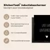 Quotes - Spreuken - Lentekriebels Inductie beschermer vinyl 3mm middel -sfeer2