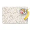Sierlijk - Bloemen - Beige Placemat vinyl groot 368 -zzzproduct_Kitchenyeah-website