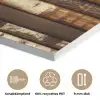 Hout - Planken - Natuurlijk PET vilt middel -closeup_DE