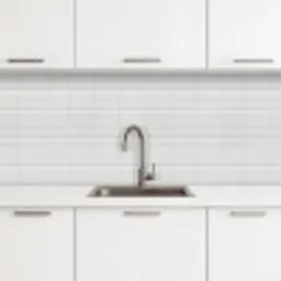 Metro - Tegels - Wit keuken achterwand 2 middel 871 -3d