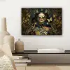 Vrouw - Bladeren - Goud - Vlinders canvas 2cm klein -sfeer6